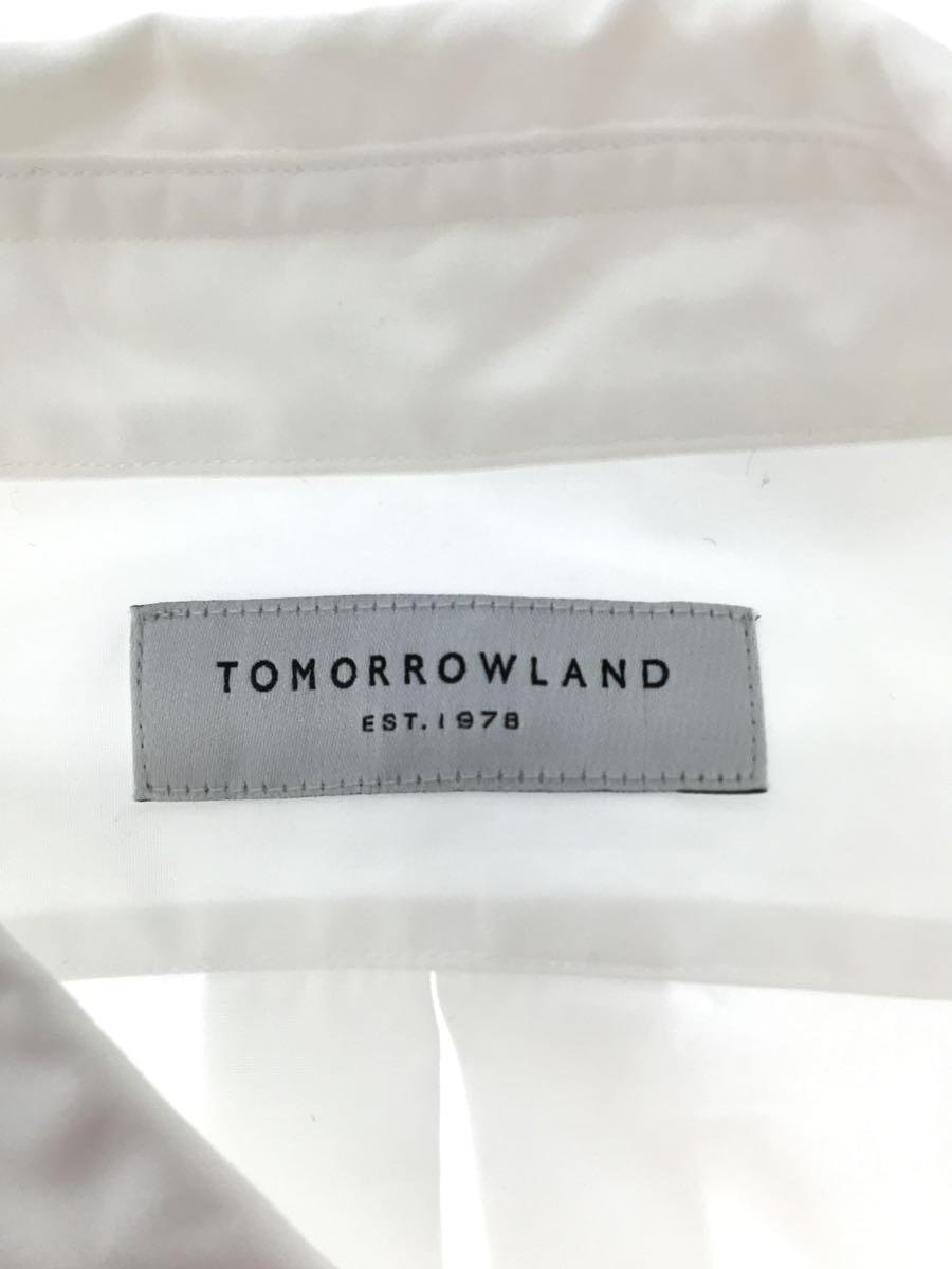 TOMORROWLAND◆長袖シャツ/XS/コットン/WHT/WS019CU_画像3