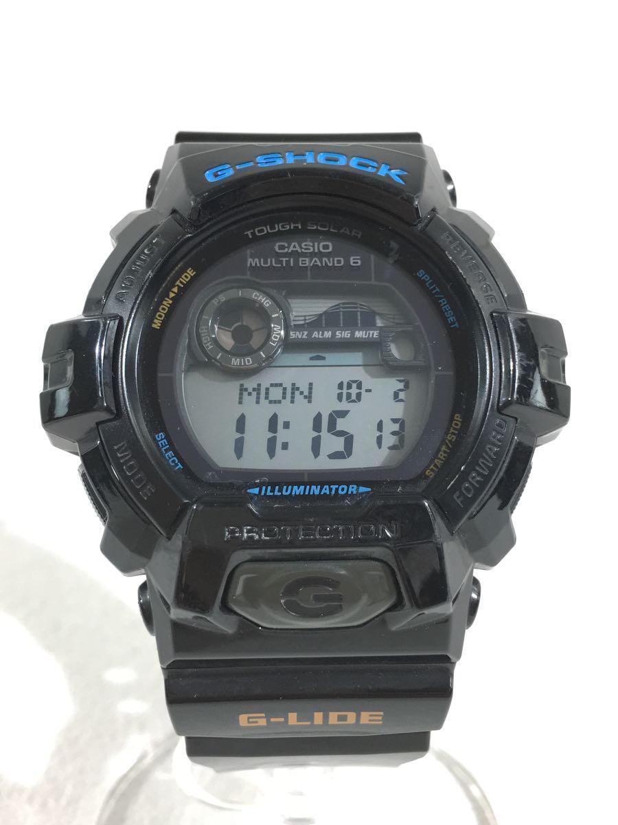 CASIO◆ソーラー腕時計・G-SHOCK/デジタル/BLK/GWX-8900-1JF_画像1
