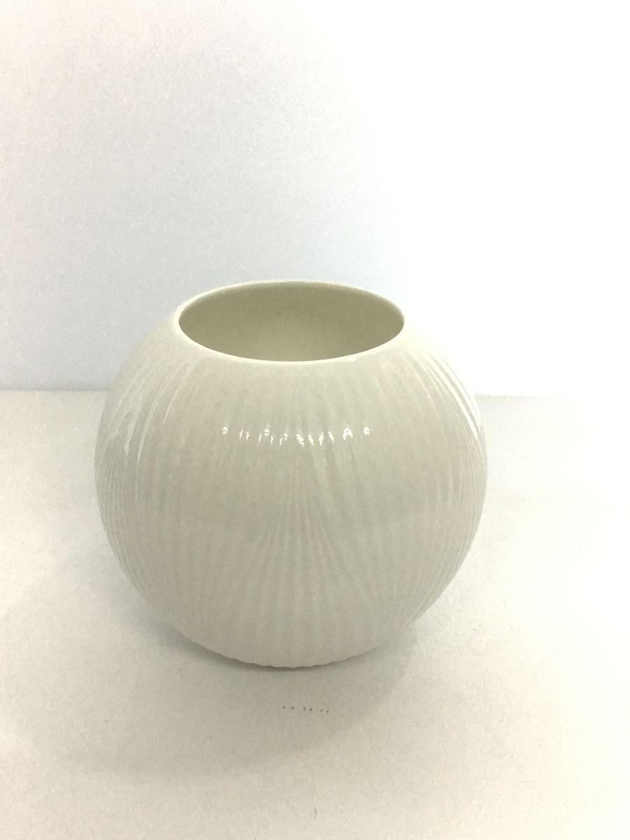 WEDGWOOD◆ホワイトフォリア ベース 13cm/インテリア雑貨_画像2