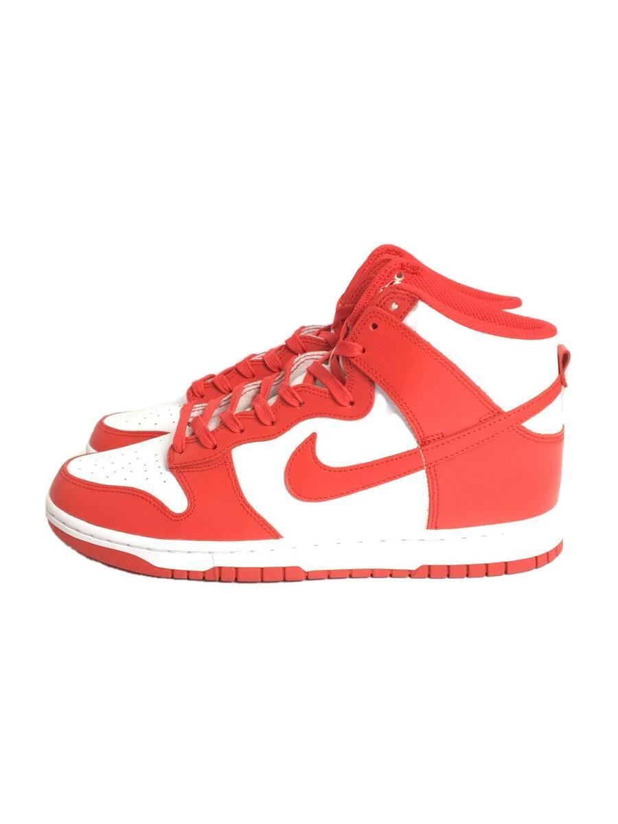 NIKE◆DUNK HIGH_ダンク ハイ/28.5cm/RED/靴底汚れ有