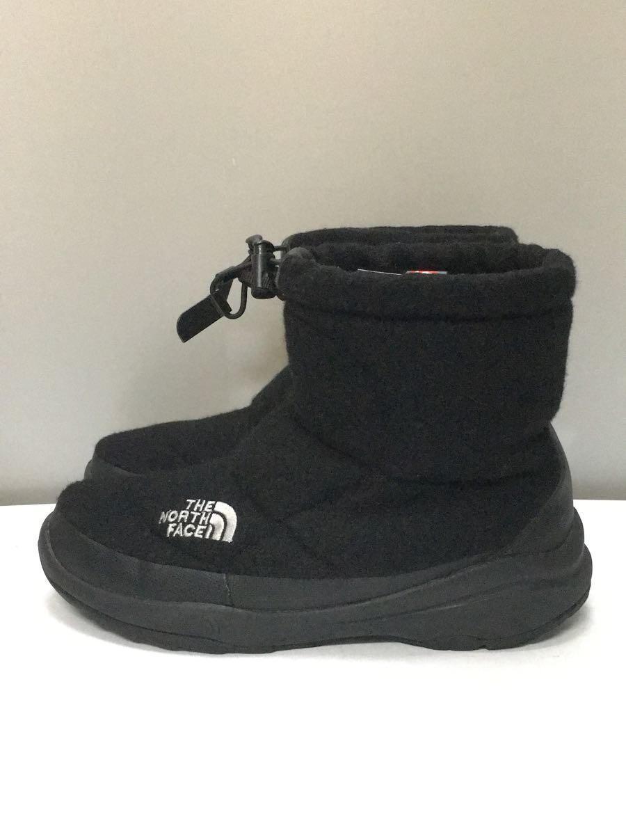 THE NORTH FACE◆NUPTSE BOOTIE WPヌプシブーツ/24cm/BLK/6061728N3X_画像1