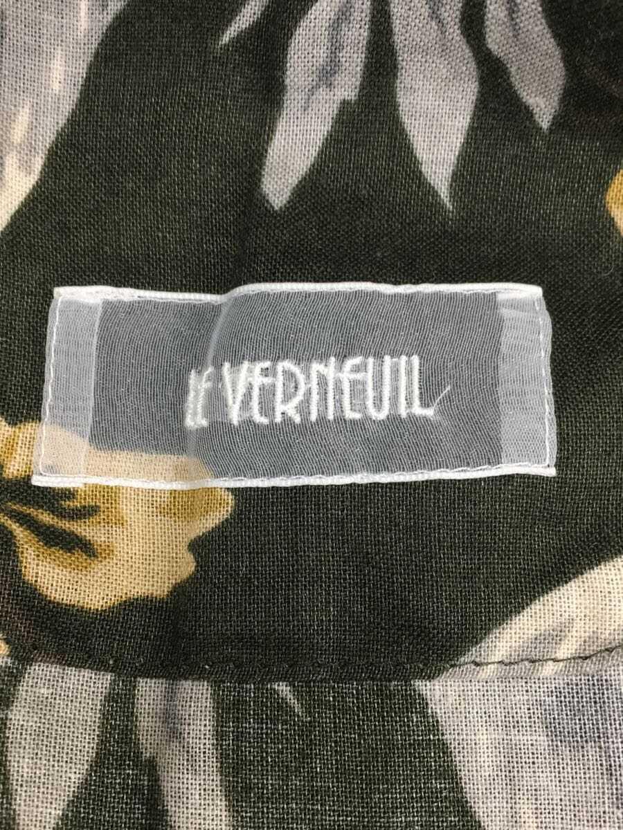 Le Verneuil◆テーラードジャケット/42/リネン/GRN/花柄/T171506_画像3