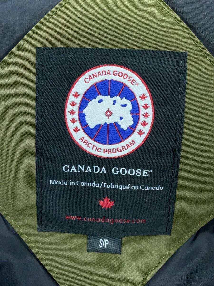 CANADA GOOSE◆スレ有 18AW RUSSELL PARKA -KAHKI- ダウンジャケット S ナイロン KHK 2301JM_画像3