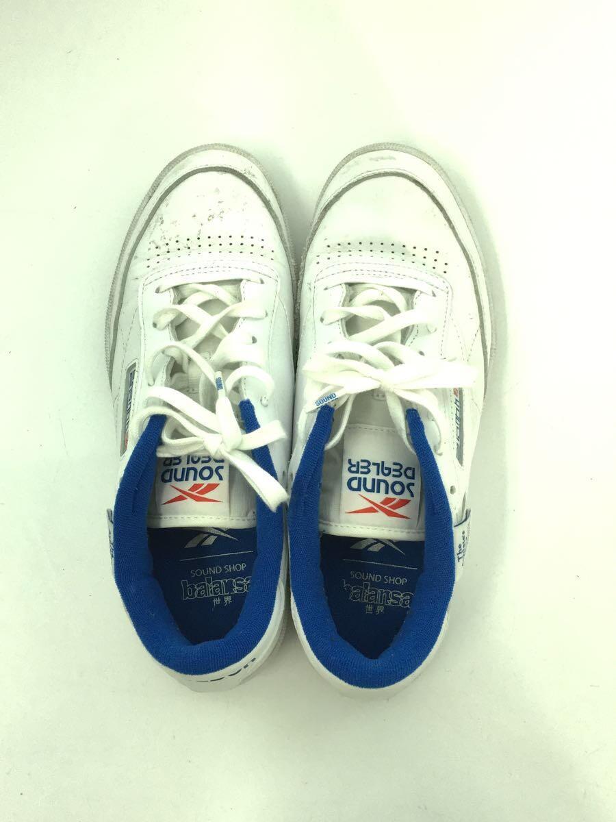 Reebok◆×BALANSA CLUB C 85/ローカットスニーカー/26.5cm/WHT_画像3