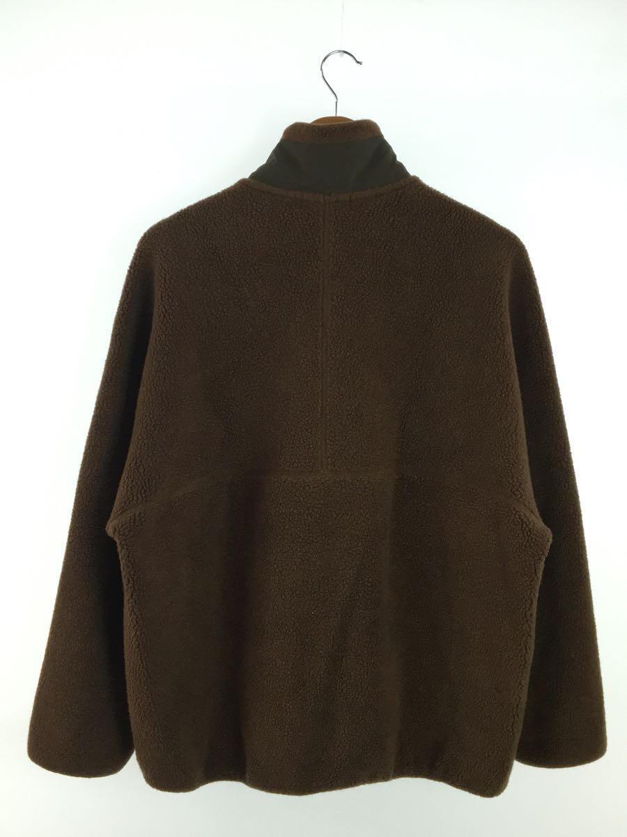 Graphpaper◆フリースジャケット/2/ポリエステル/BRW/GU213-70206B/Wool Boa Zip-Up Blouso_画像2