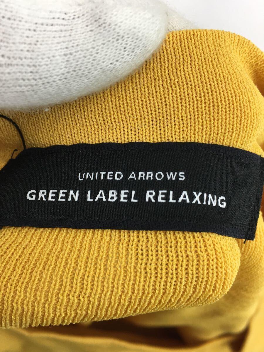 UNITED ARROWS green label relaxing◆セーター(薄手)/-/レーヨン/YLW/イエロー/無地/3513-183-1601_画像3