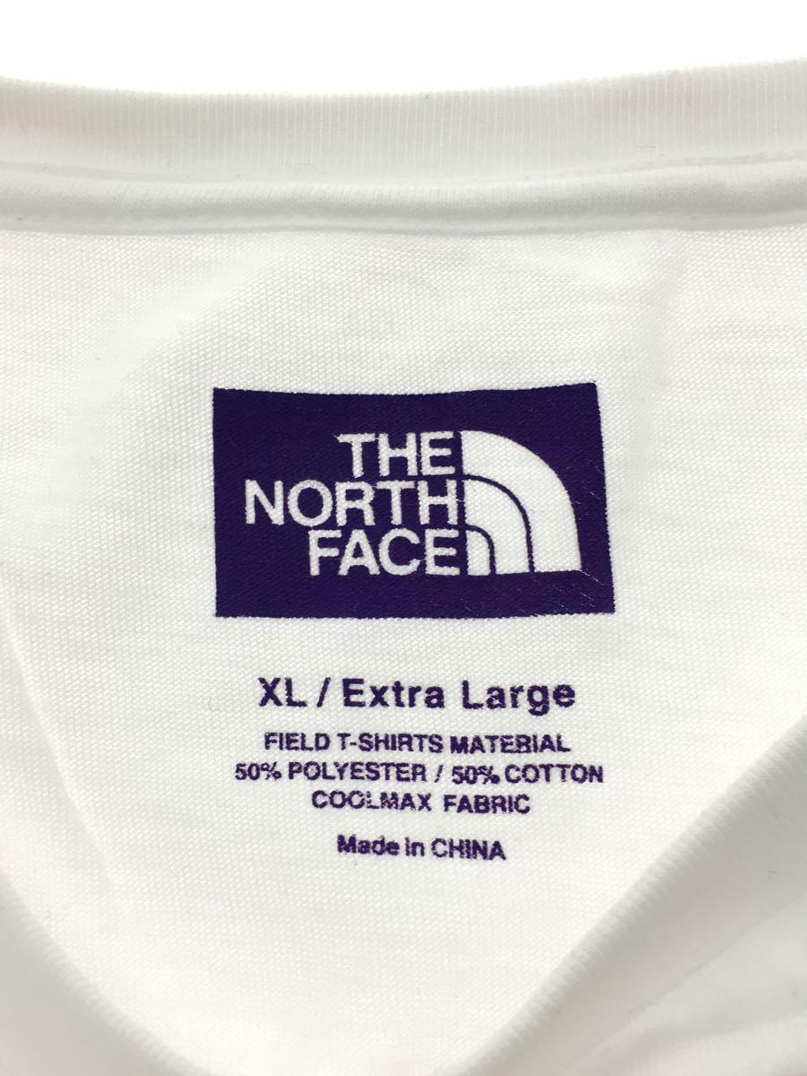 THE NORTH FACE PURPLE LABEL◆COOLMAX PACK TEE/XL/コットン/WHT_画像3