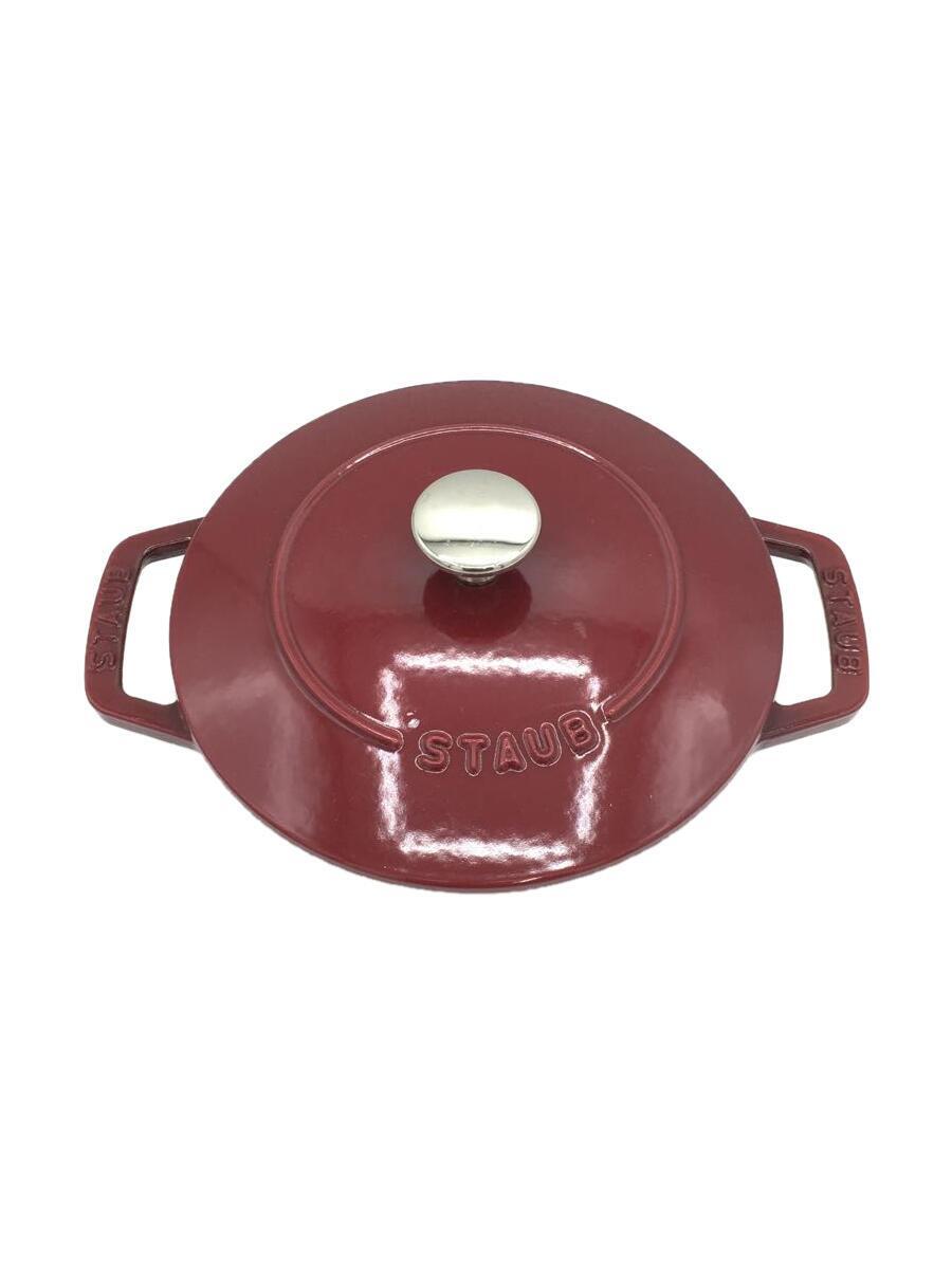 Staub*Wa nabe M/ size :18cm/RED/ used ./ -stroke ub