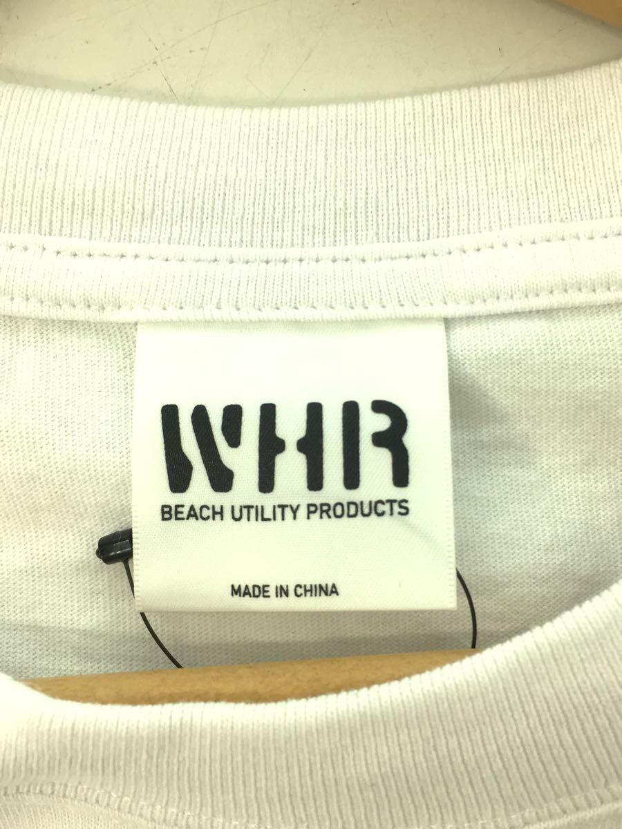 WHR_ロゴプリントポケット/Tシャツ/1/コットン/WHT/プリント_画像3