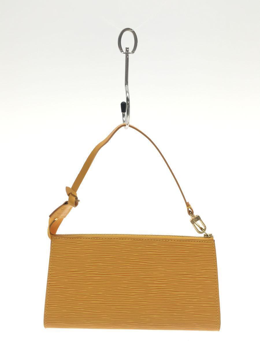 LOUIS VUITTON◇ポシェット・アクセソワール_エピ_YLW/レザー/YLW-