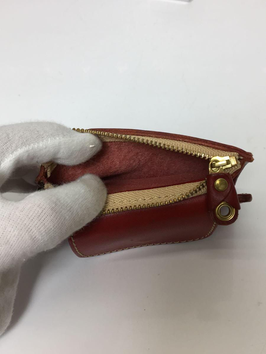 PORCO ROSSO/ key case / leather /RED/ plain / lady's 