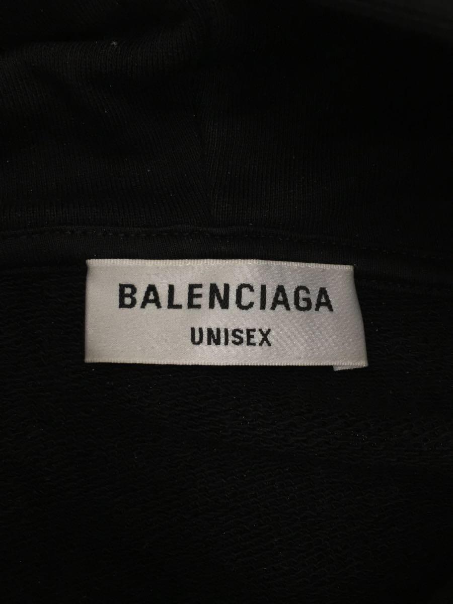 BALENCIAGA◇パーカー/XS/コットン/BLK-