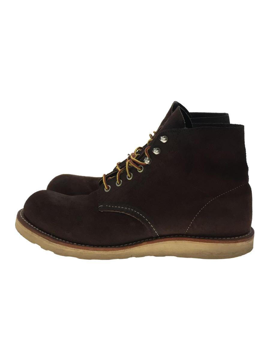 RED WING◆6inch CLASSIC ROUND TOE/ブーツ/29cm/ブラウン/スウェード/8164