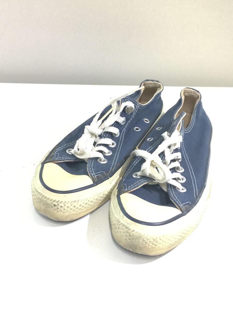 CONVERSE◆ローカットスニーカー/US5.5/NVY/キャンバス_画像2