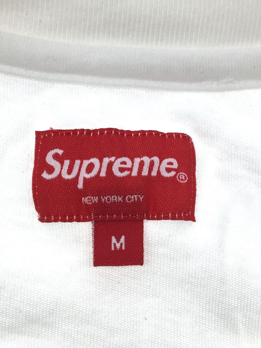 Supreme◆スモールボックスロゴTシャツ/M/コットン/WHT/無地_画像3