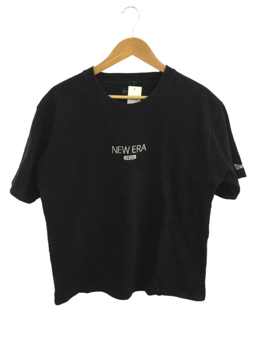 NEW ERA◆Tシャツ/XL/コットン/BLK/無地_画像1