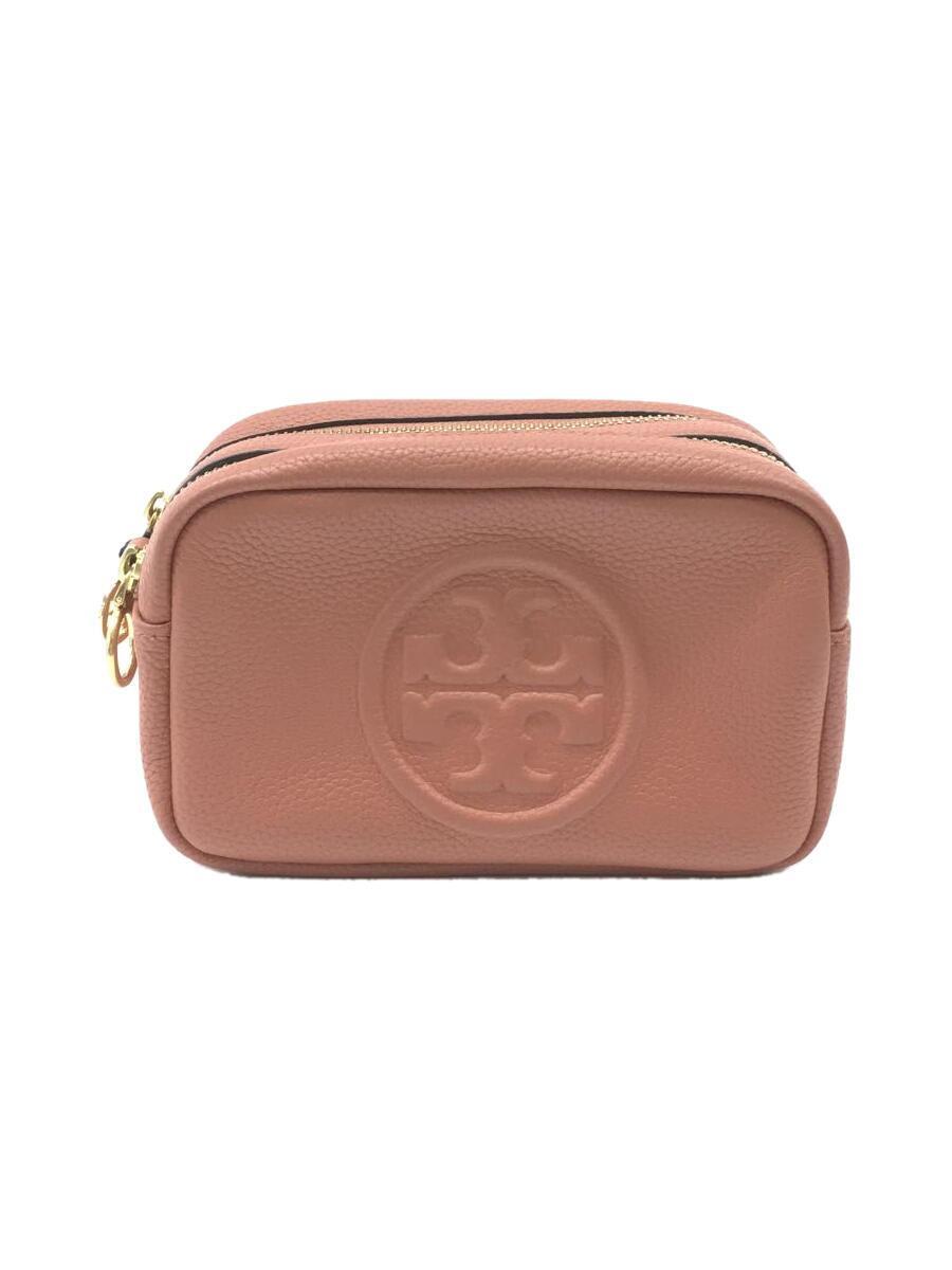 TORY BURCH◆ショルダーバッグ/レザー/ピンク/10010066