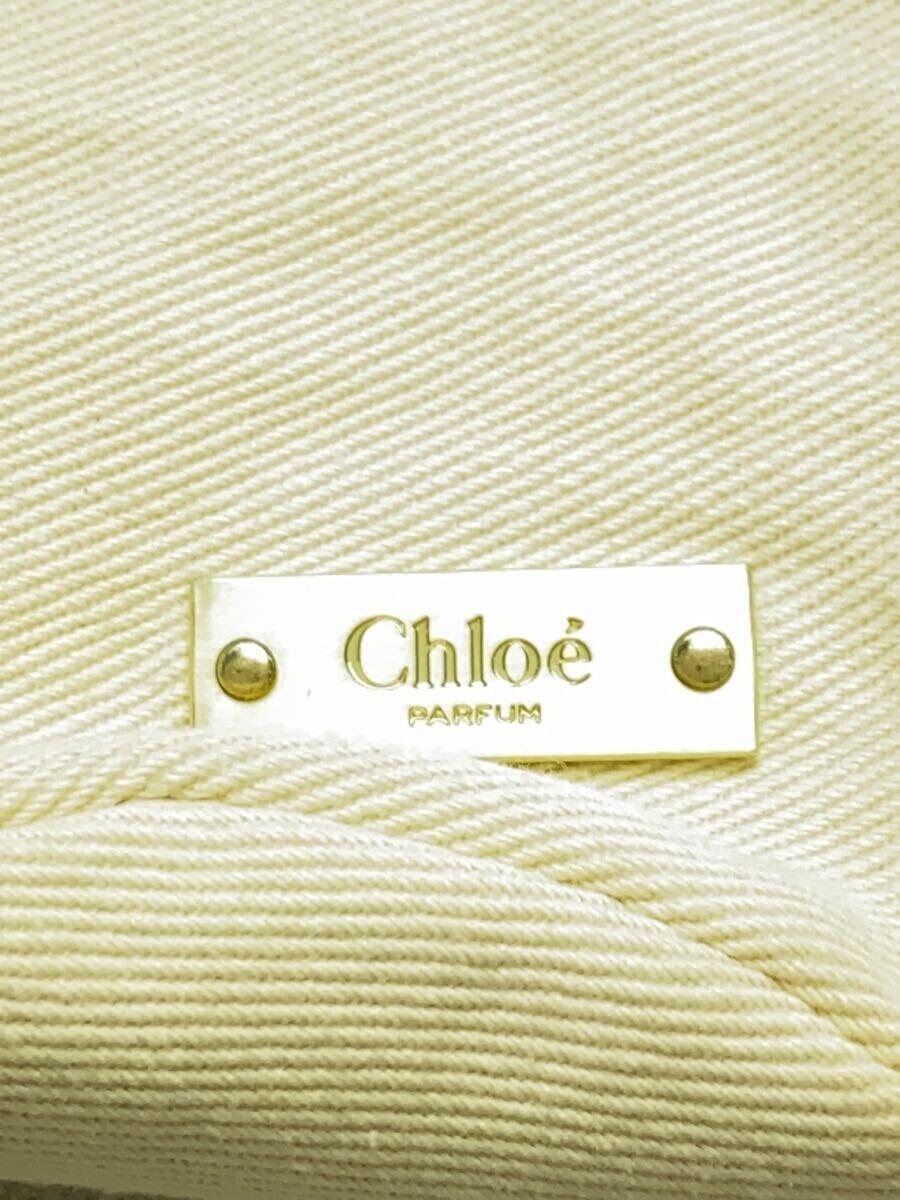 Chloe◆ポーチ/コットン/CRM/15022_画像5