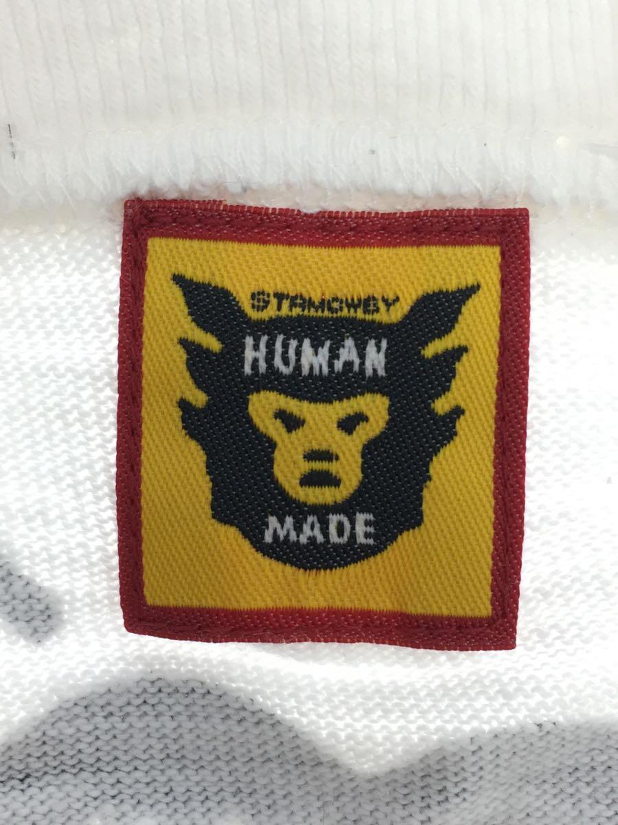HUMAN MADE◆Tシャツ/M/コットン/WHT_画像3