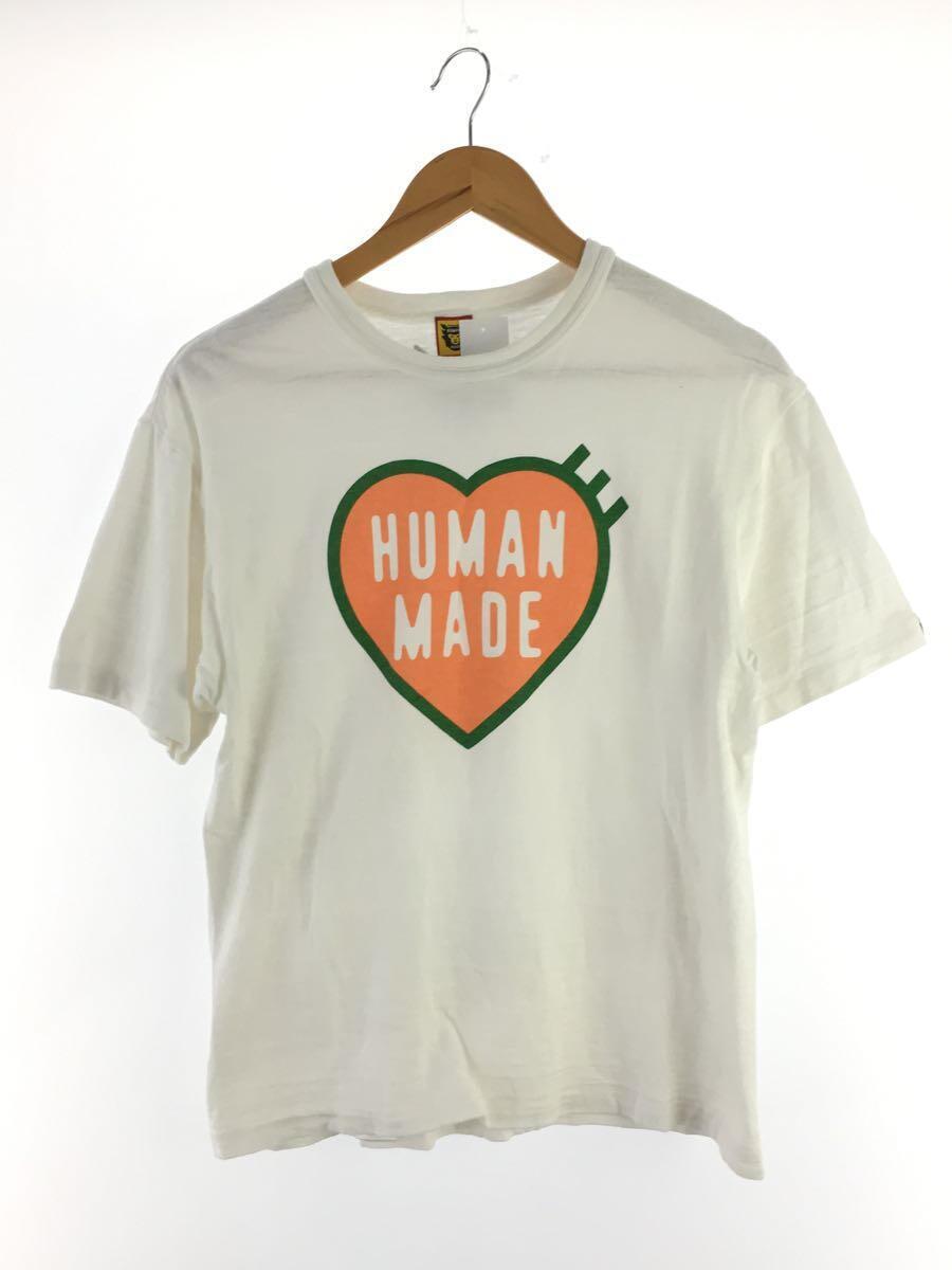 HUMAN MADE◆Tシャツ/M/コットン/WHT_画像1