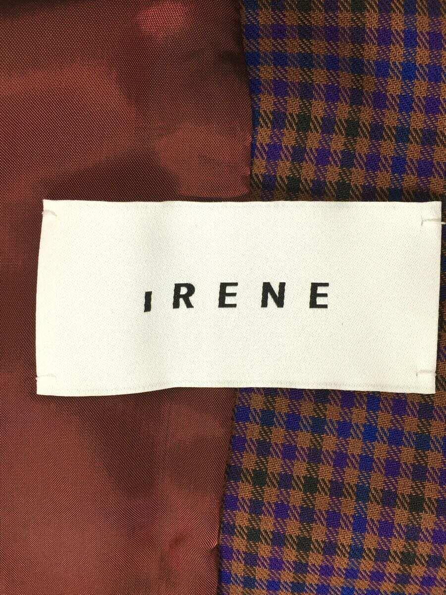 IRENE◆テーラードジャケット/36/ウール/PUP/チェック/21A84002_画像3