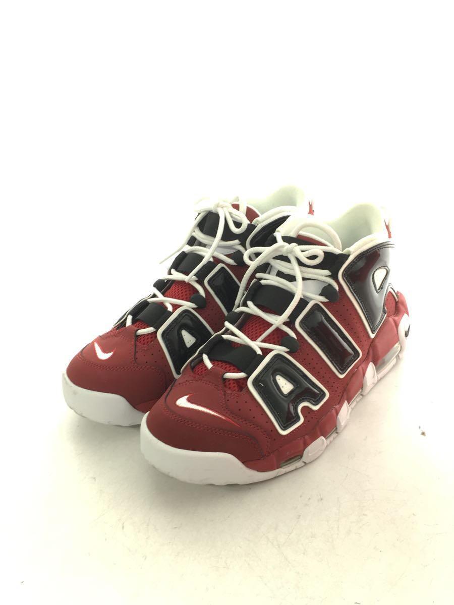 NIKE◆ハイカットスニーカー/27cm/RED/921948-600/AIR MORE UPTEMPO/モアテン/ブルズ_画像2