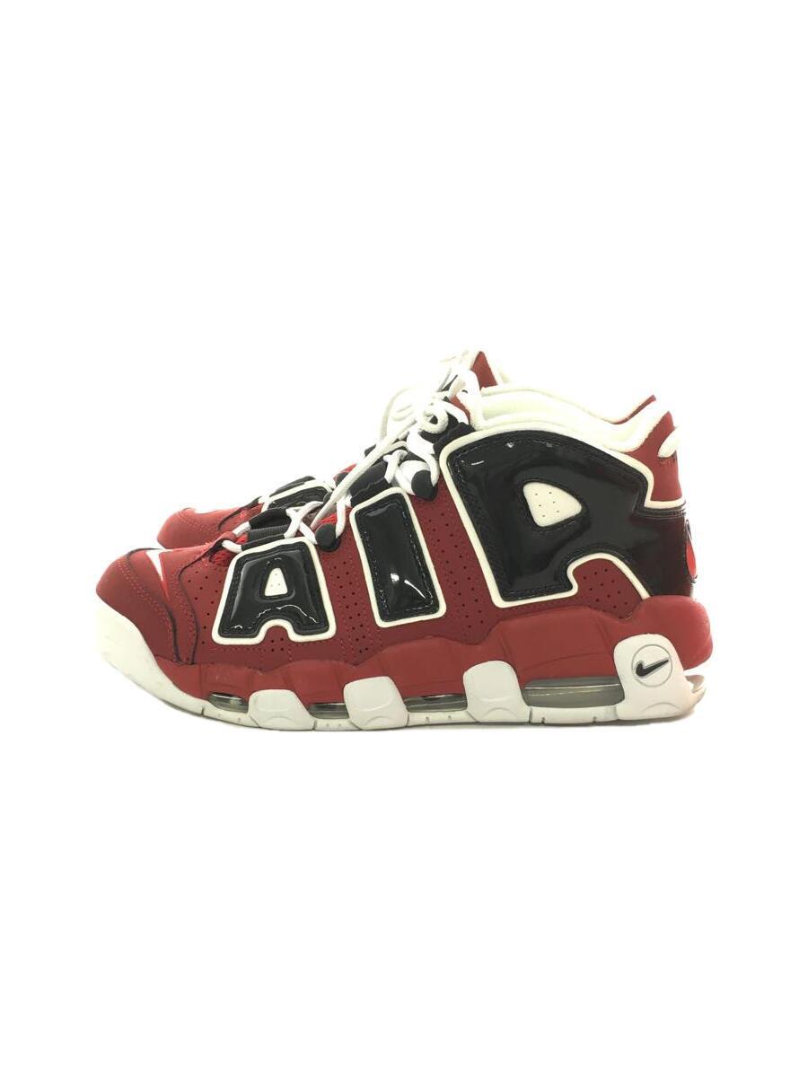 NIKE◆ハイカットスニーカー/27cm/RED/921948-600/AIR MORE UPTEMPO/モアテン/ブルズ_画像1