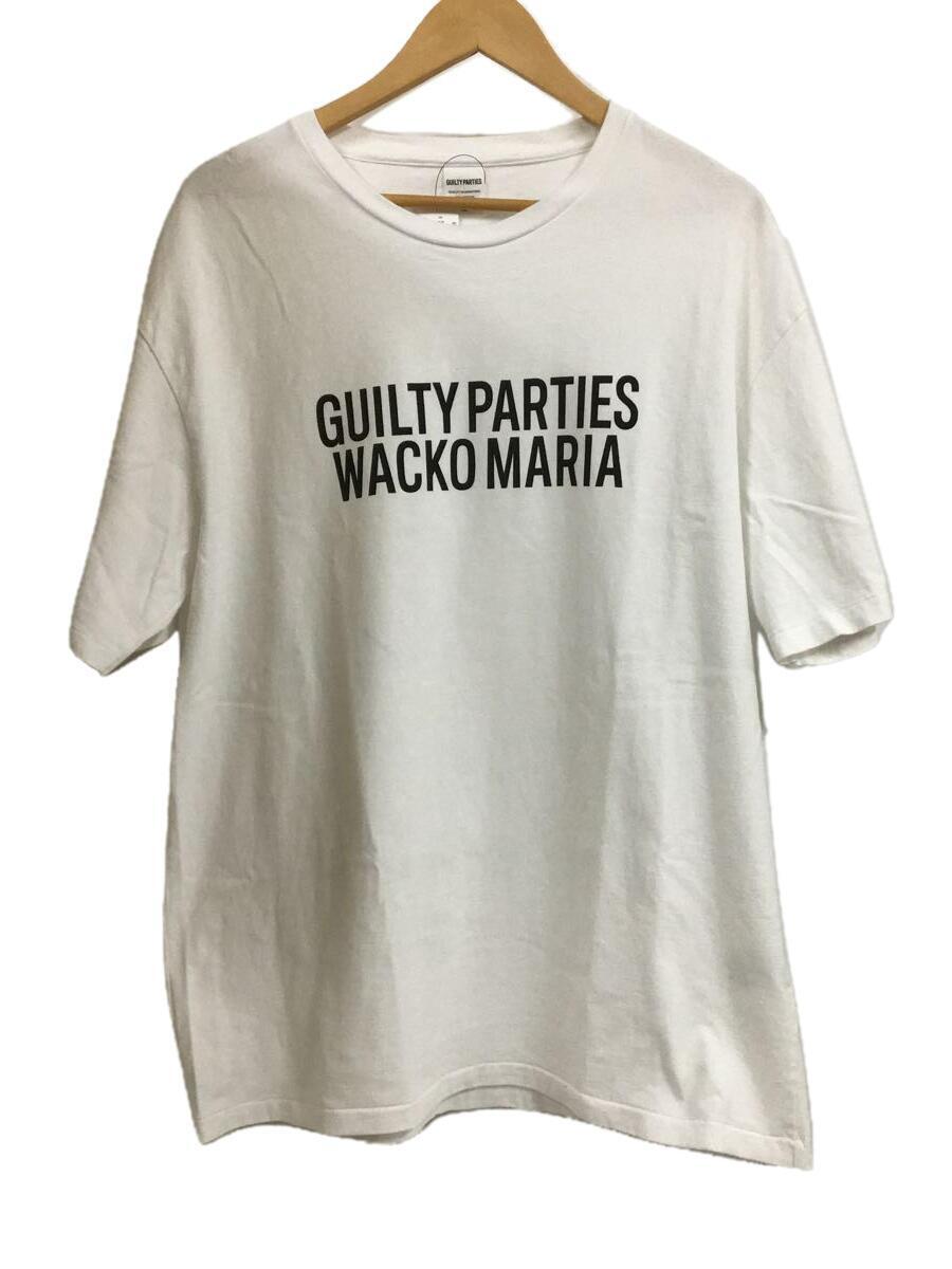 WACKO MARIA◆Tシャツ/XL/コットン/WHT/プリント