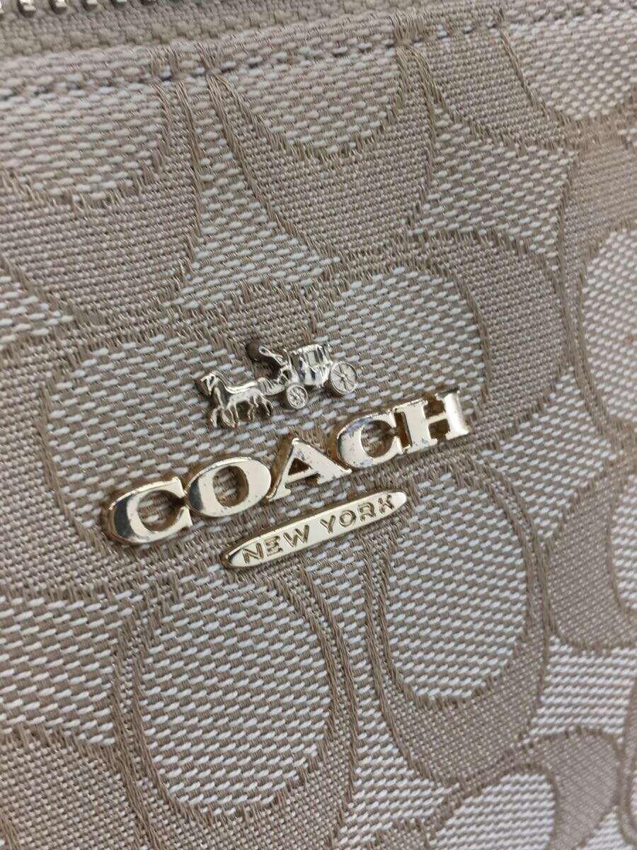 結婚祝い COACH◇トートバッグ/キャンバス/BEG/F29958 その他