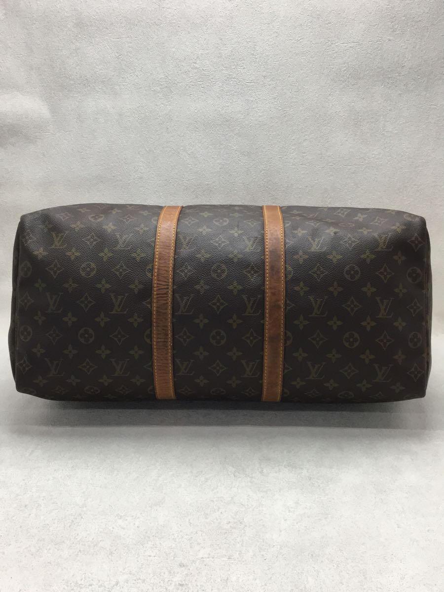 LOUIS VUITTON◆キーポル50_モノグラム・キャンバス_BRW/PVC/BRW_画像4