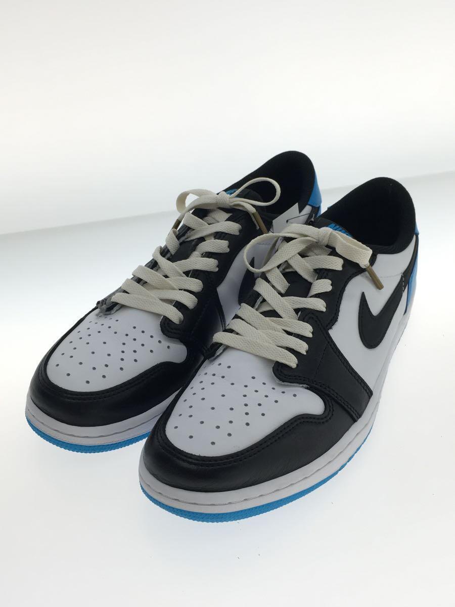 NIKE◆AIR JORDAN 1 LOW OG_エア ジョーダン 1 ロー OG/28cm/BLK/レザー_画像2