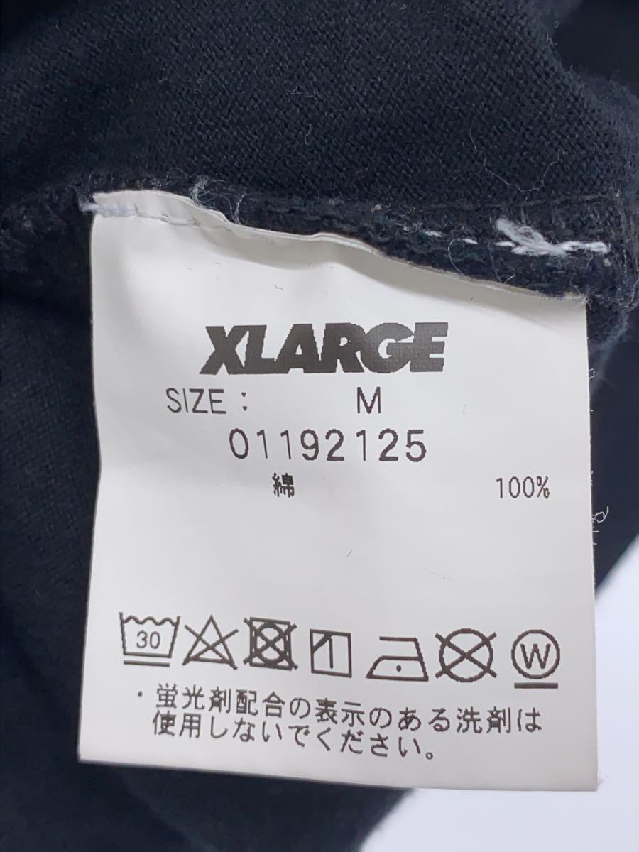 X-LARGE◆長袖Tシャツ/M/コットン/BLK/01192125_画像4