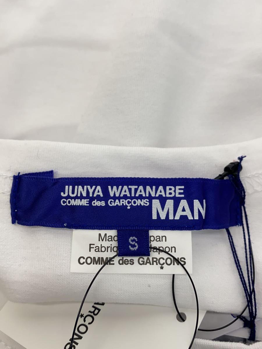 JUNYA WATANABE COMME des GARCONS MAN◆Tシャツ/S/コットン/WHT/プリント/WC-T028_画像3