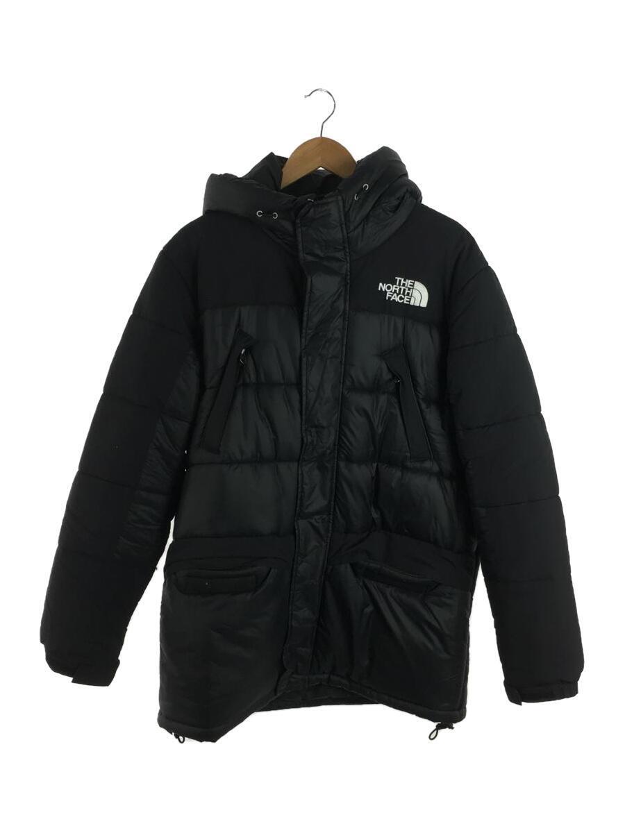 THE NORTH FACE◆M HMLYN INS Parka/ダウンジャケット/M/ナイロン/BLK/NF0A4QZ5