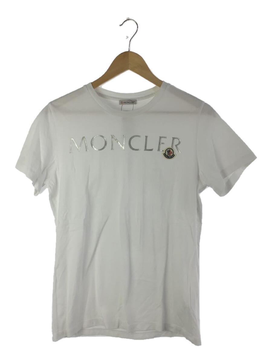 MONCLER◆T-SHIRT GIROCOLLO/Tシャツ/S/コットン/WHT/C-SCOM-19-18938