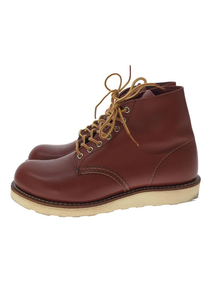 RED WING◆レースアップブーツ/US8.5/BRD/レザー/8166-2
