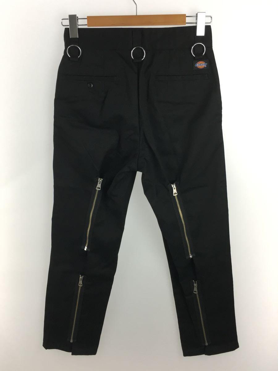 KIDILL◆Bondage Pants/ストレートパンツ/S/コットン/BLK/KL547_画像2