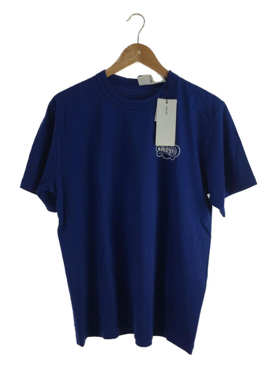 期間限定！最安値挑戦】 sacai◇Tシャツ/3/コットン/BLU/23-0464S/タグ