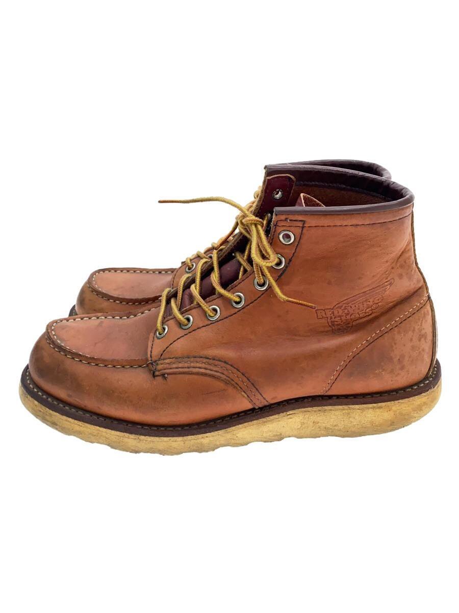 RED WING◆レースアップブーツ/US8.5/BRW/レザー/8131