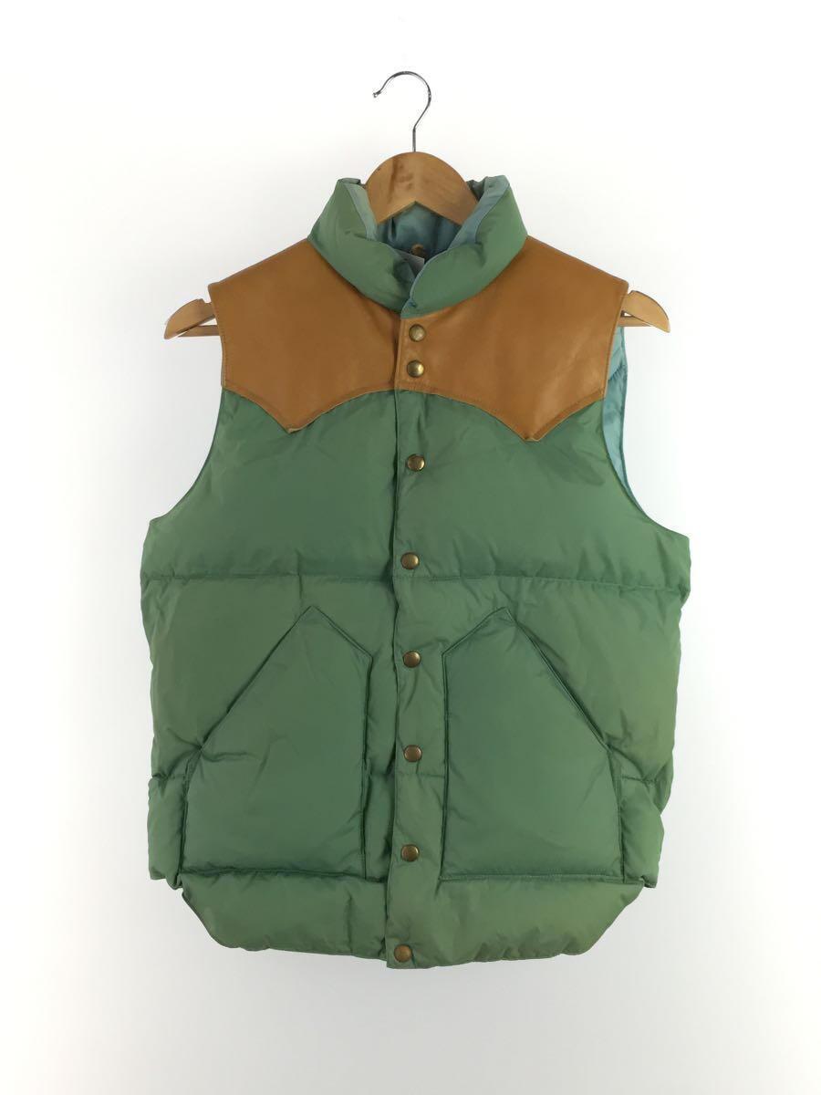 高質 Rocky Mountain Featherbed◆ウエスタンダウンベスト/38/ナイロン/GRN/450-452-01 Sサイズ 高質 Rocky Mountain Featherbed◆ウエスタンダウンベスト/38/ナイロン/GRN/450-452-01 Sサイズ
