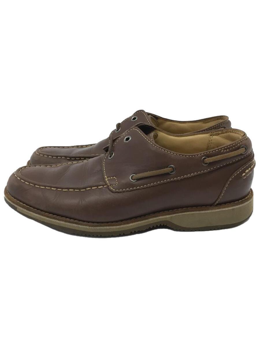 REGAL* deck shoes /24.5cm/ Brown / leather /W352AG