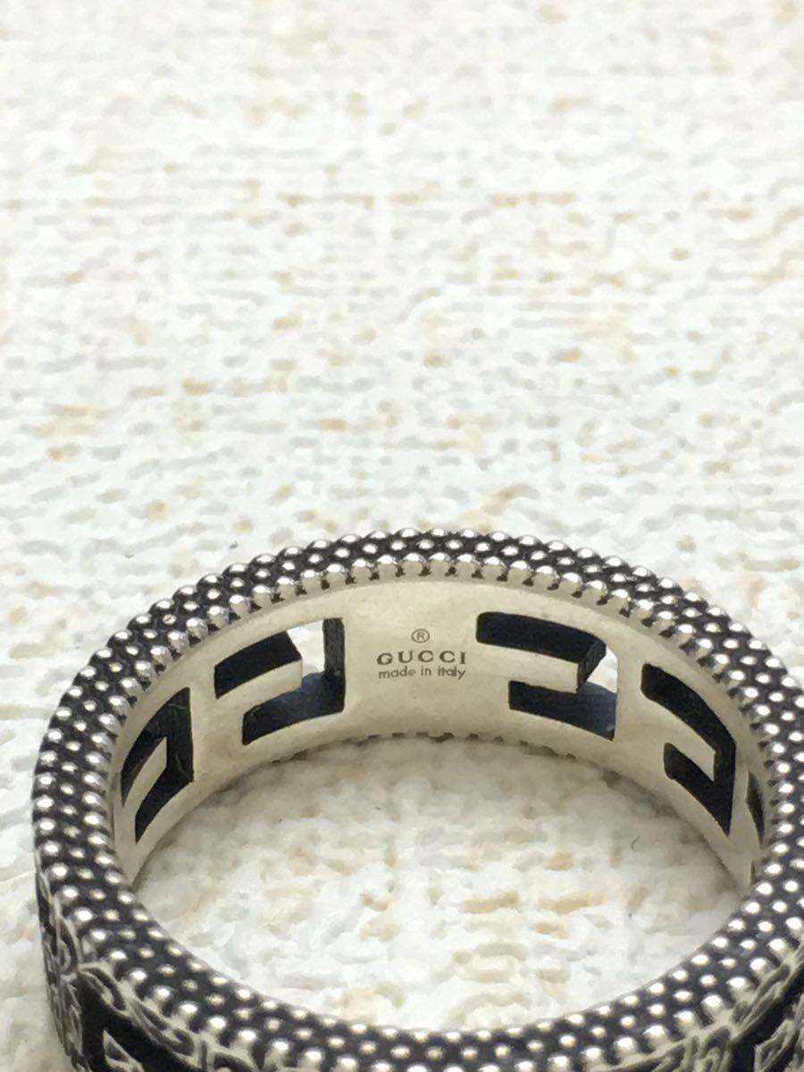 GUCCI◇リング/SILVER/12号/SLV/レディース/576993 J8400 0811/スクエアG-