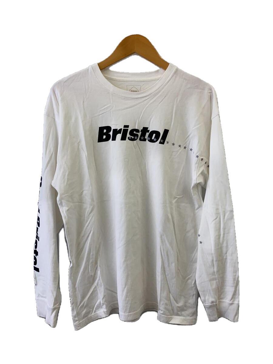 F.C.R.B.(F.C.Real Bristol)◆長袖Tシャツ/M/コットン/WHT/FCRB-210077