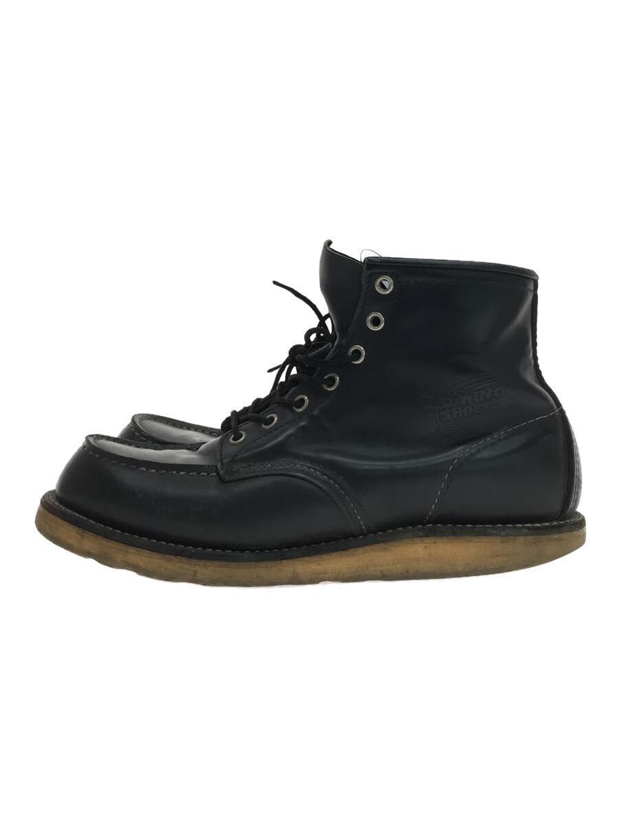 RED WING◆ブーツ/US8.5/BLK/レザー/8179
