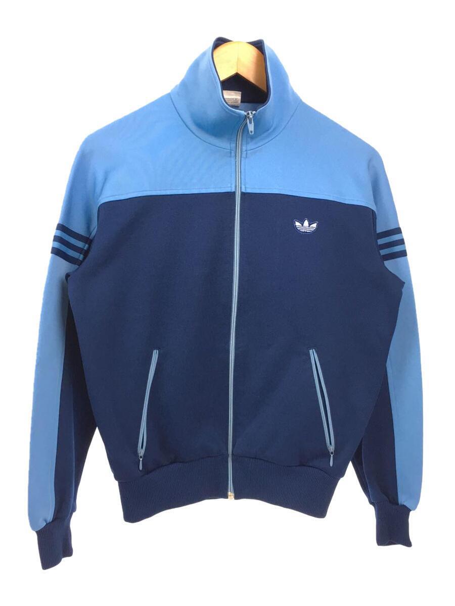 adidas◆ジャージ/2/コットン/BLU/ATS-44F