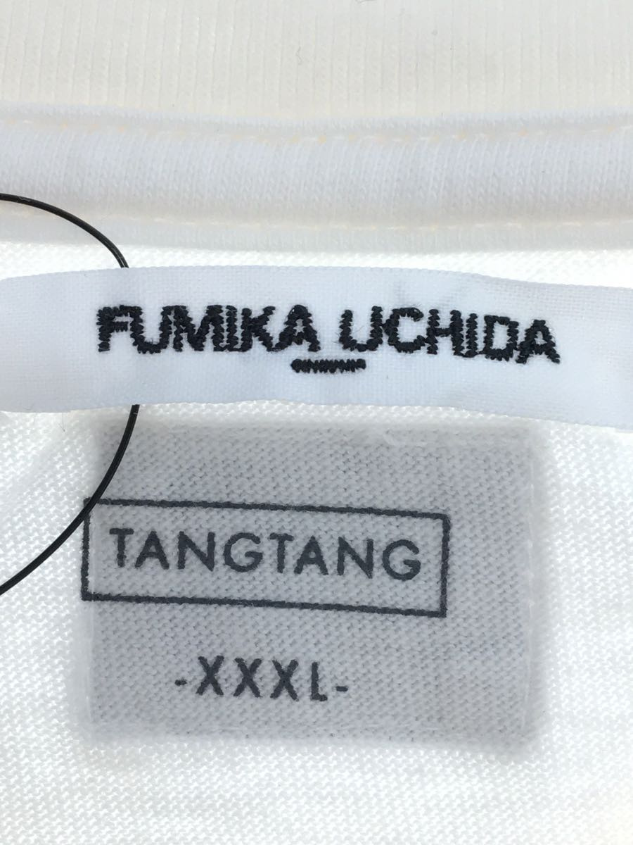 FUMIKA UCHIDA◆Tシャツ/XXXL/コットン/クリーム/無地/EUM-70240-B_画像3