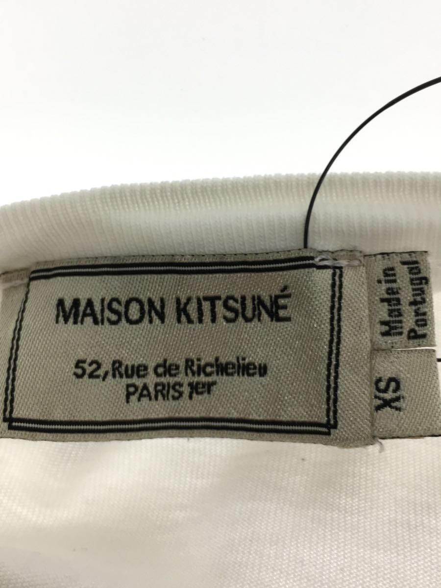 MAISON KITSUNE’◆Tシャツ/XS/コットン/WHT/SS17M702_画像3