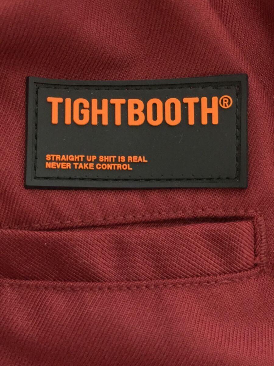 TIGHTBOOTH PRODUCTION◆22AW/BALLOON SLACKS/スラックスパンツ/L/ポリエステル/RED/FW22-B09_画像4