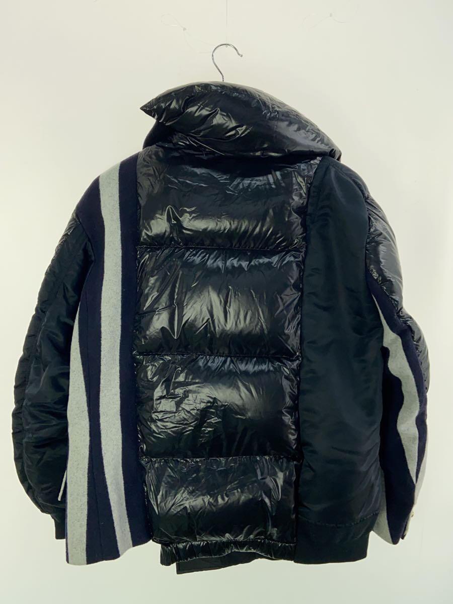 値下げ】 sacai◇アシンメトリーボンバーダウン/ドッキング/1/ナイロン