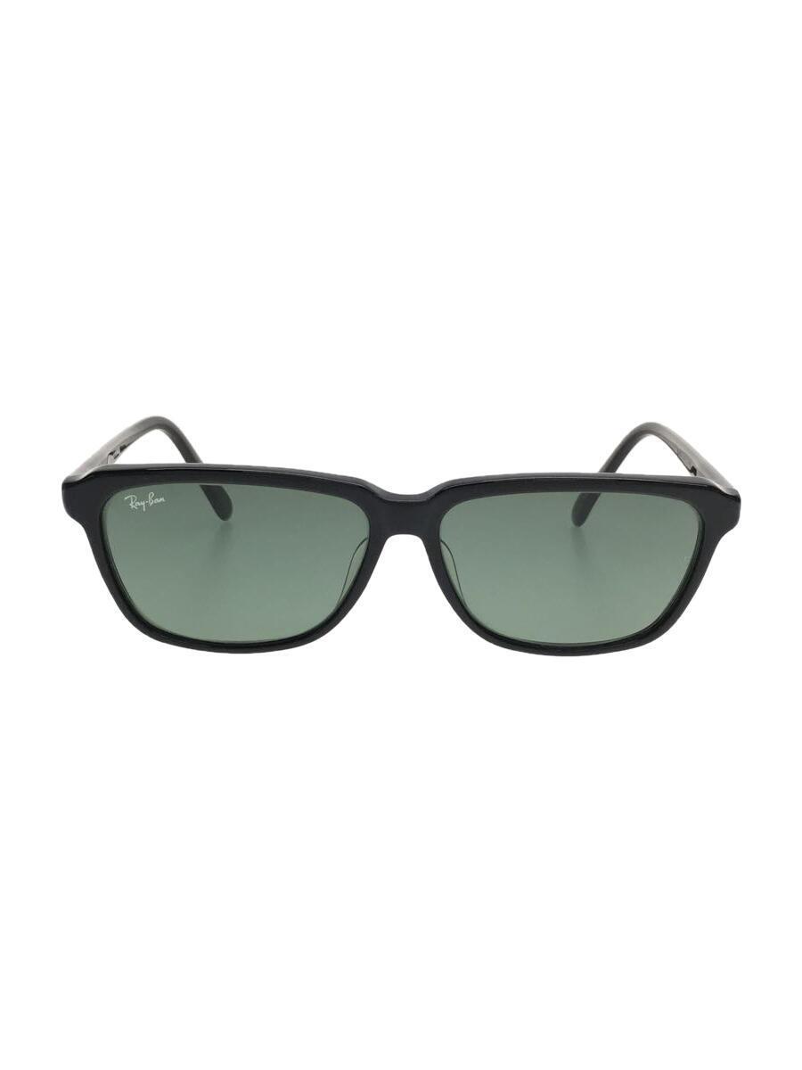 Ray-Ban◆サングラス/プラスチック/BLK/GRN/メンズ/TRADITIONALS_画像1